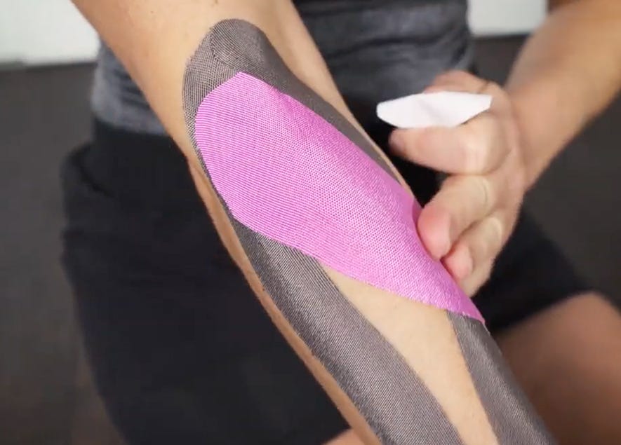 PINOTAPE Anleitung Tennisarm tapen